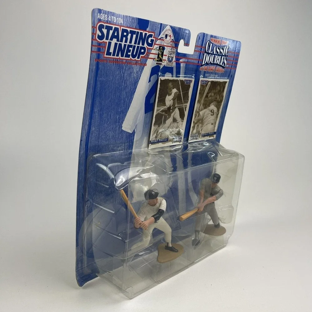 Starting Lineup Classic Doubles action figures Mickey Mantle Roger Maris 1997 NY